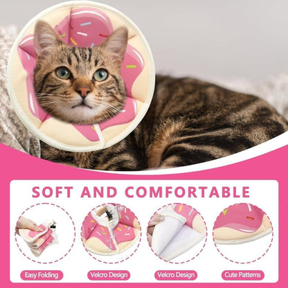 Pink Adjustable Protective Recovery Collar | Waterproof | Size S