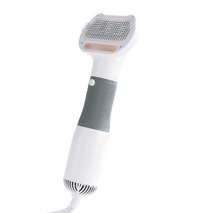 Grey 3-in-1 Pet Hair Dryer with Brush | Dog & Cat