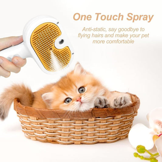 Pet Grooming Pressure Brush | Effective Fur Care | 20x11.5x8cm