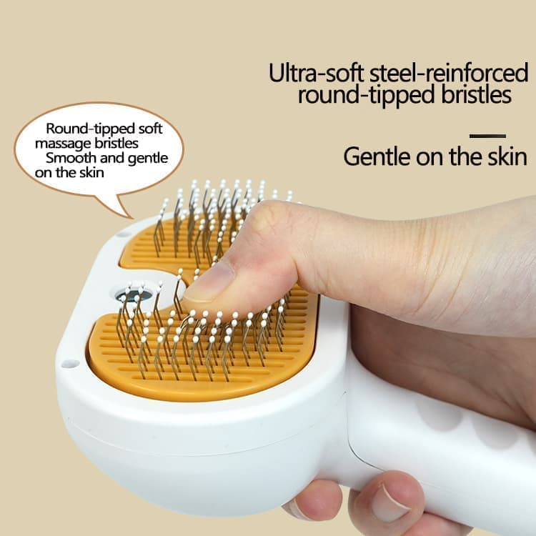 Pet Grooming Pressure Brush | Effective Fur Care | 20x11.5x8cm