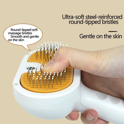 Pet Grooming Pressure Brush | Effective Fur Care | 20x11.5x8cm