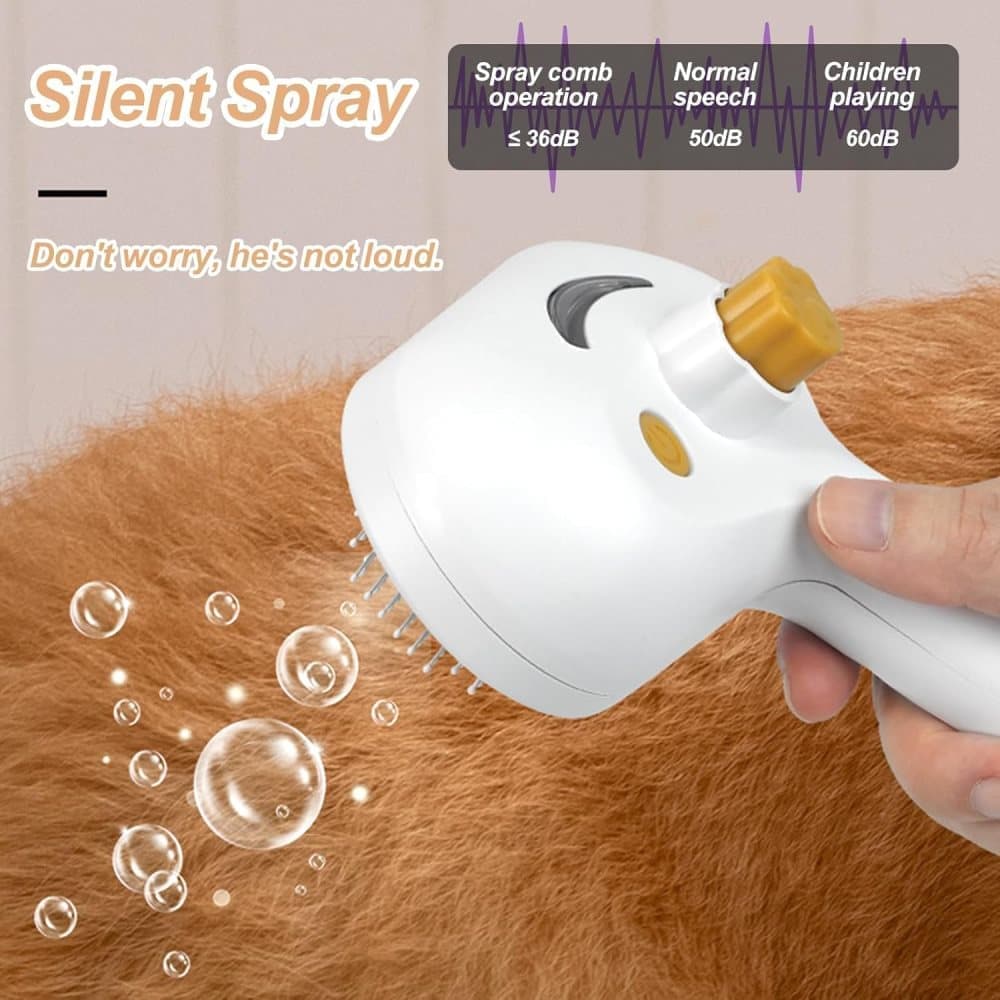 Pet Grooming Pressure Brush | Effective Fur Care | 20x11.5x8cm