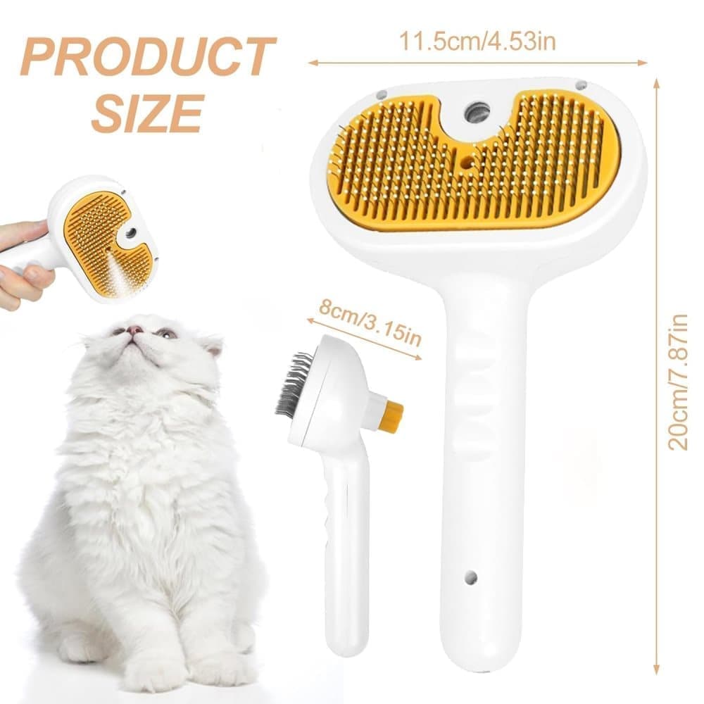 Pet Grooming Pressure Brush | Effective Fur Care | 20x11.5x8cm