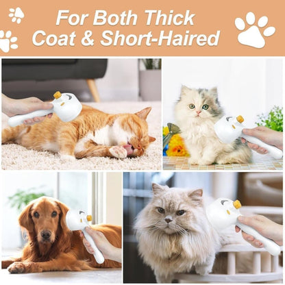 Pet Grooming Pressure Brush | Effective Fur Care | 20x11.5x8cm