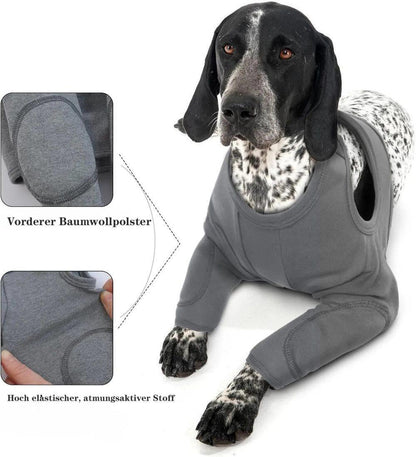 Light Grey Dog Elbow Protector XL