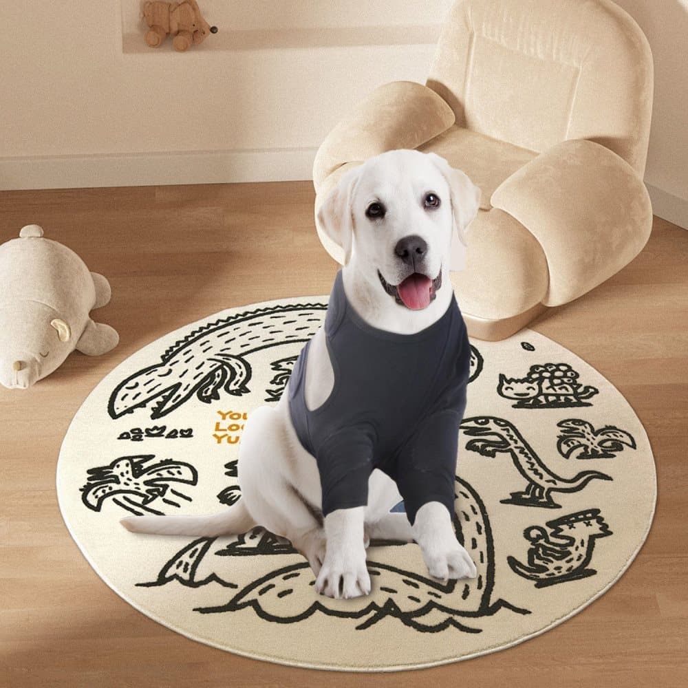 Light Grey Dog Elbow Protector XL