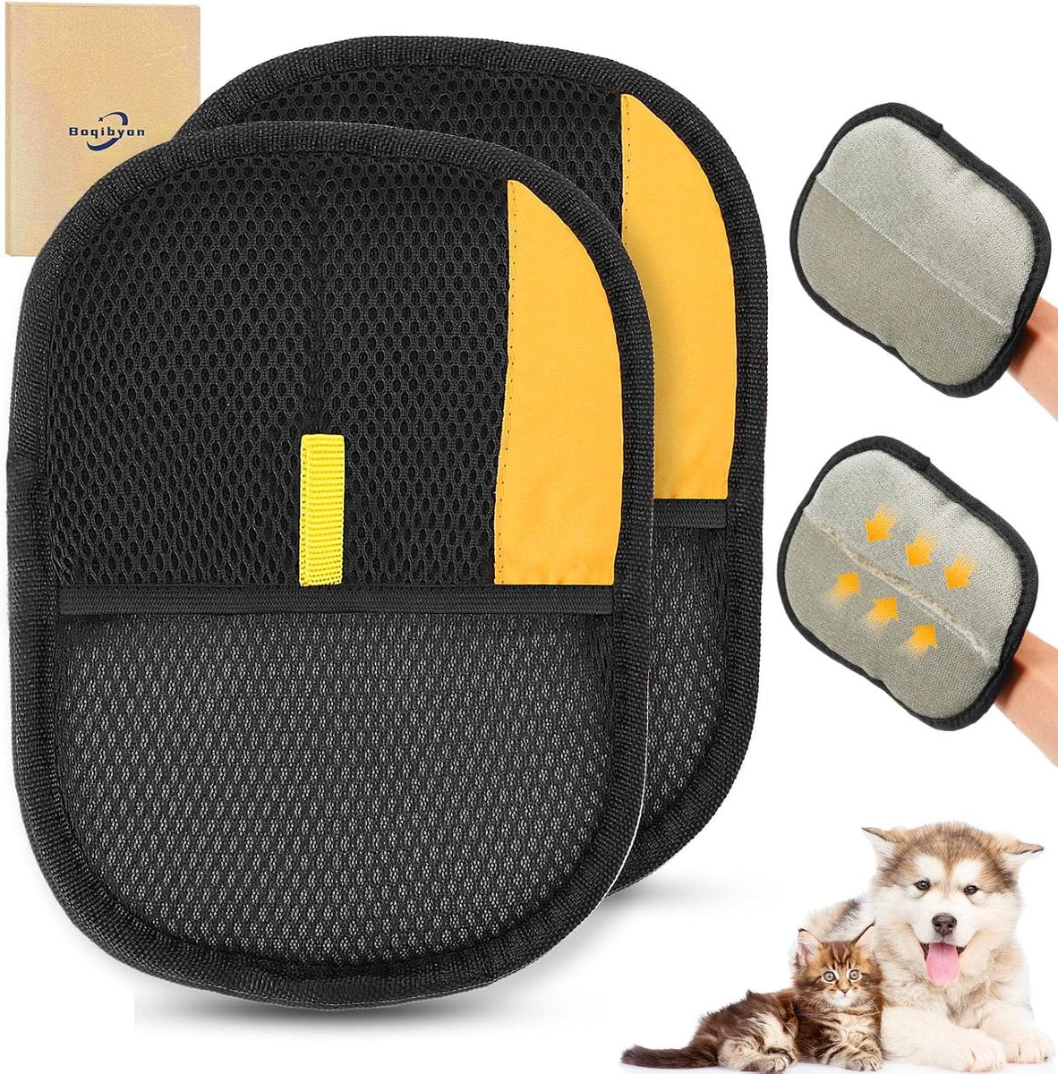 2-Piece Magic Pet Hair Brush | Washable & Reusable | Dogs & Cats