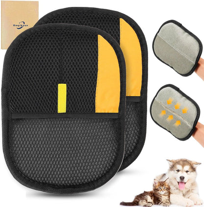 2-Piece Magic Pet Hair Brush | Washable & Reusable | Dogs & Cats
