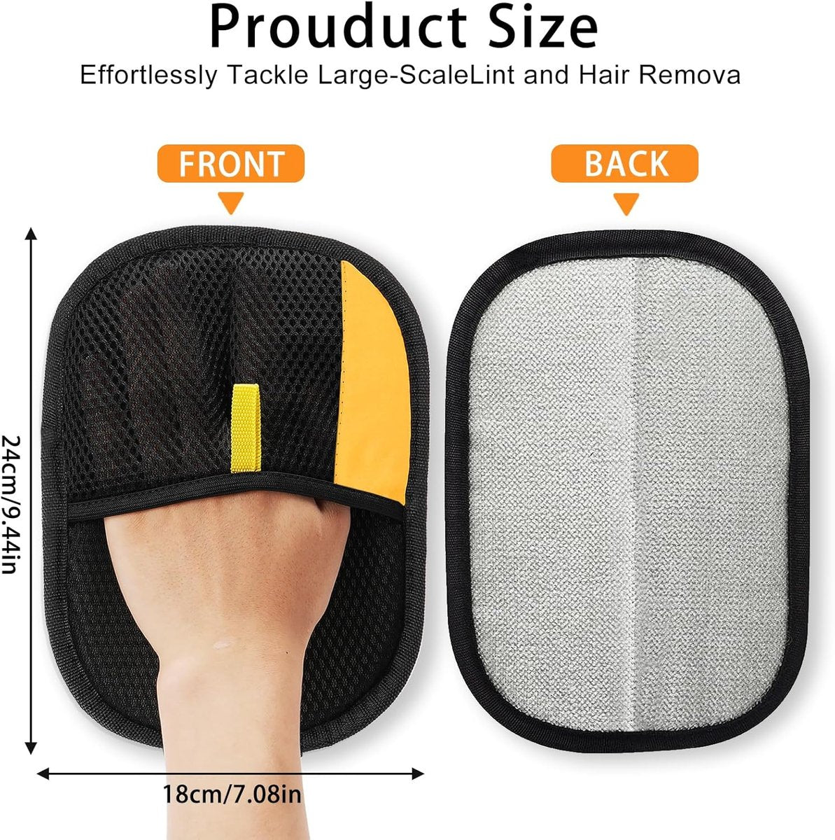 2-Piece Magic Pet Hair Brush | Washable & Reusable | Dogs & Cats