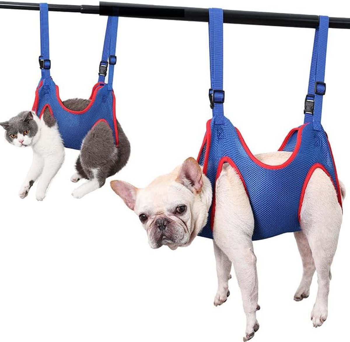 Blue Size S Pet Grooming Hammock | Nail Trimming Aid | Cat & Dog