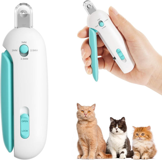 Blue Electric Pet Nail File | Anti-Splash