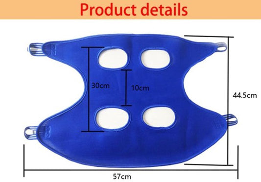 11-Piece Pet Grooming Hammock | Blue