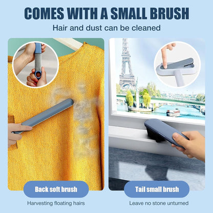 Pet Hair Remover 4-in-1 | 45x18cm Long Handle | Reusable | Dogs & Cats