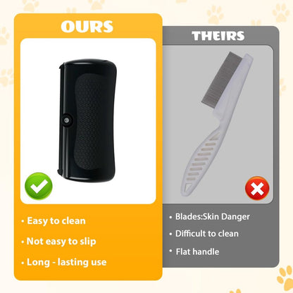 2-Piece Detangling Blade & Undercoat Deshedding Comb