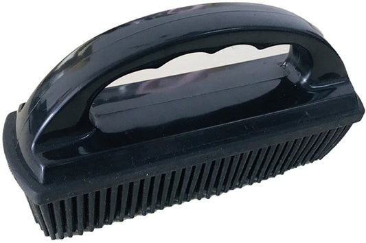 Black Pet Hair Remover for Fabric | Rubber Deshedding Brush