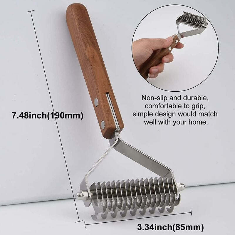 Coat King Heavy Duty Deshedding Brush Grooming Comb | Dogs & Cats