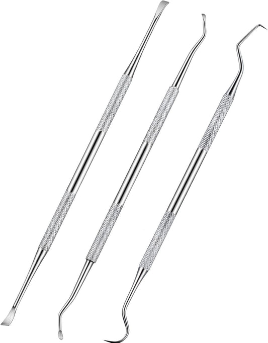 3-Piece Dog & Cat Dental Tooth Scaler Set | Double-Headed