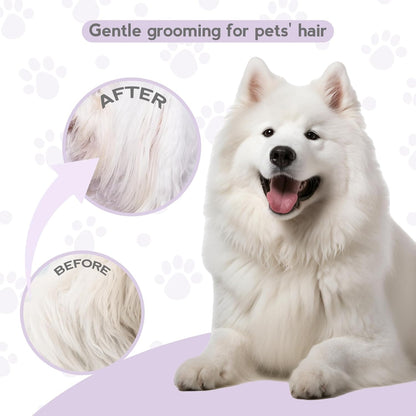 Purple Detangling Pet Comb | Dogs & Cats