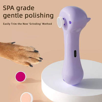 Quiet Electric Pet Nail File | Safe Nail Trimmer for Dogs & Cats