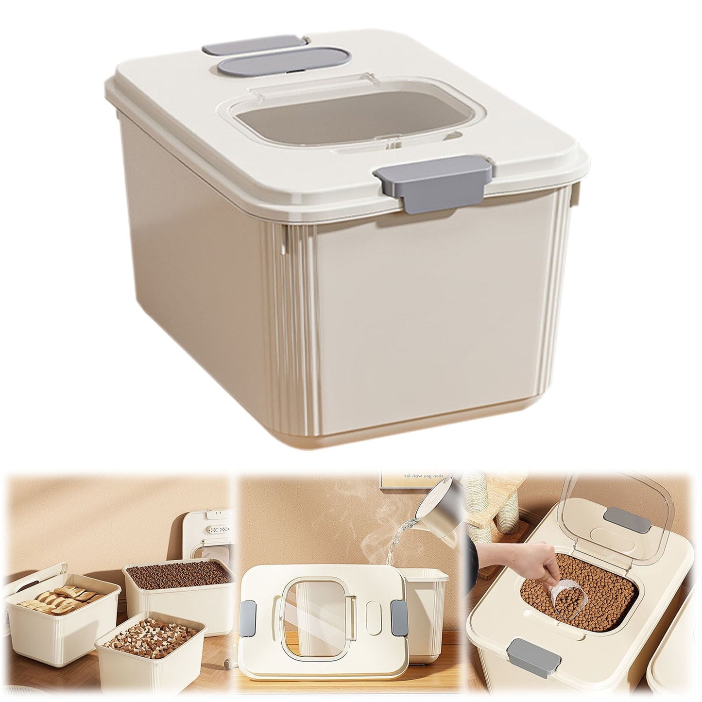 Airtight Pet Food Storage Container | Small | Up to 10lbs