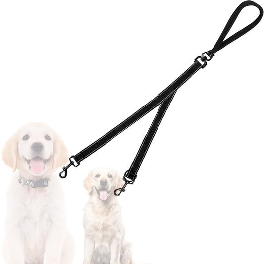 Dual Dog Leash | Black