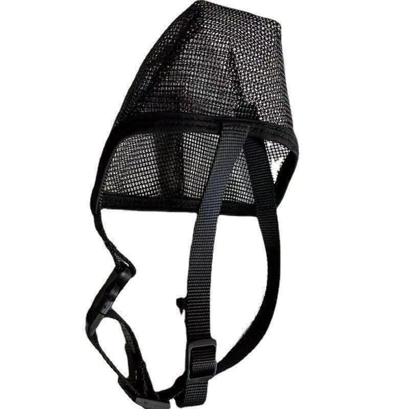Dog Muzzle, Mesh Muzzles for Small Large Dogs — M Black