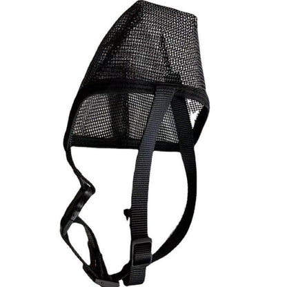 Dog Muzzle, Mesh Muzzles for Small Large Dogs — M Black