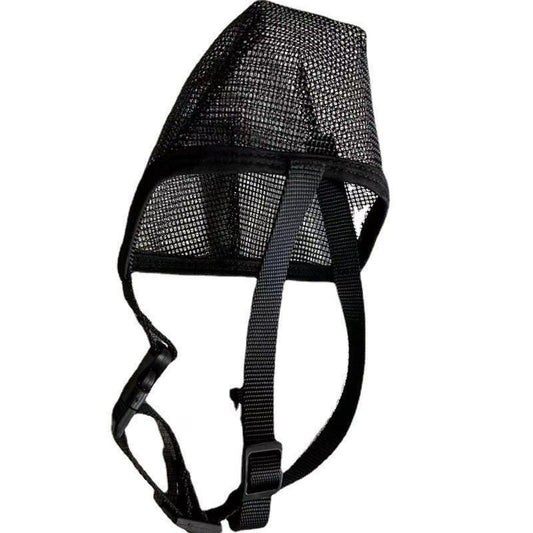 Dog Muzzle, Mesh Muzzles for Small Large Dogs — M Black