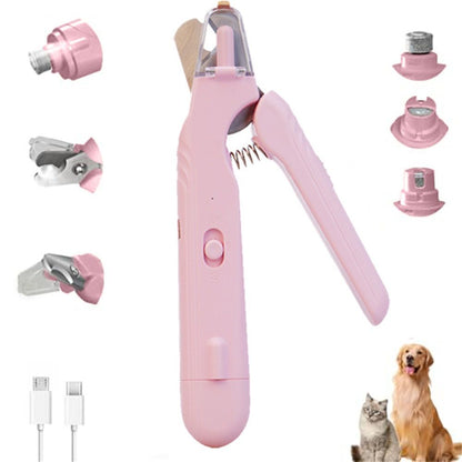 2-in-1 Cat Nail Clippers & Dog Nail Clippers Trimmers for Large Medium
