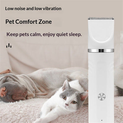 Dog Clippers Grooming Kit Hair Clipper-Low Noise Paw Trimmer