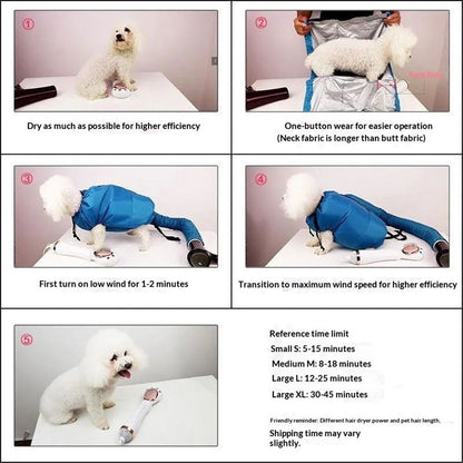 Portable Pet Hair Dryer L | Dogs & Cats