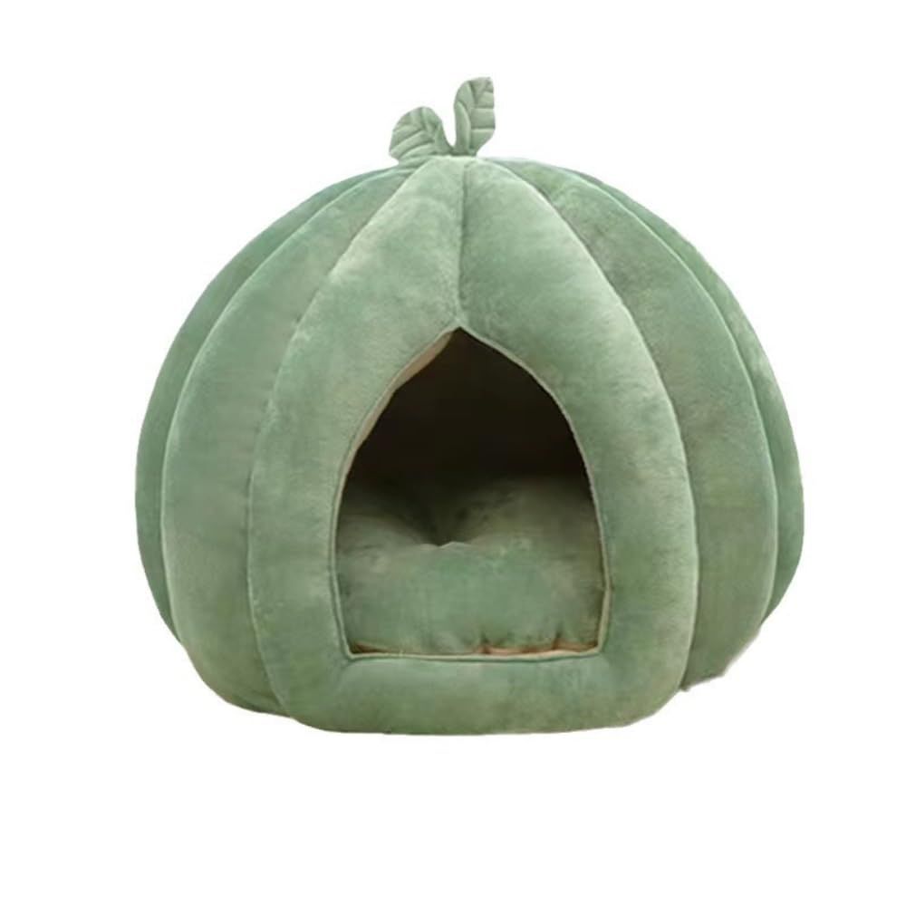 Pumpkin Shape Cat Cave Bed | S