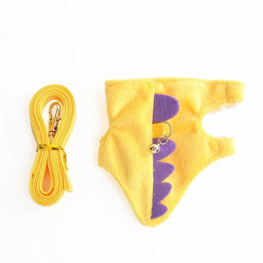 Small Animal Harness and Leash Set | Yellow