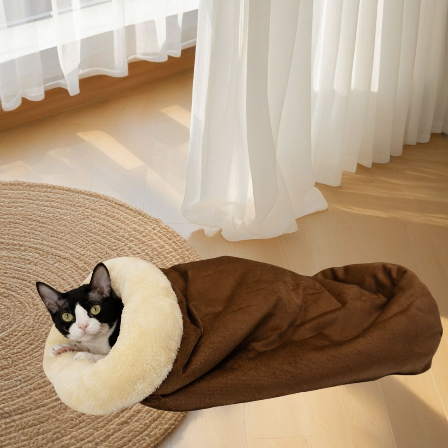Universal Warm Pet Bed for Cats and Dogs Gray