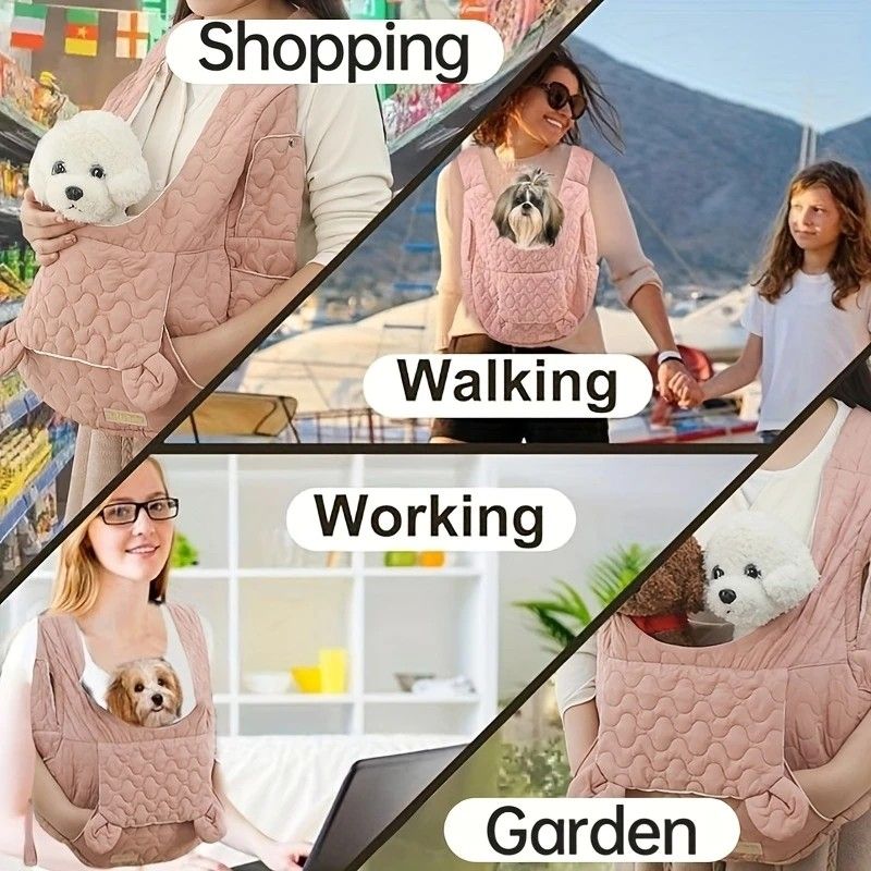 Pet Chest Carrier Front-Facing Backpack Small Dog Cat Breathable