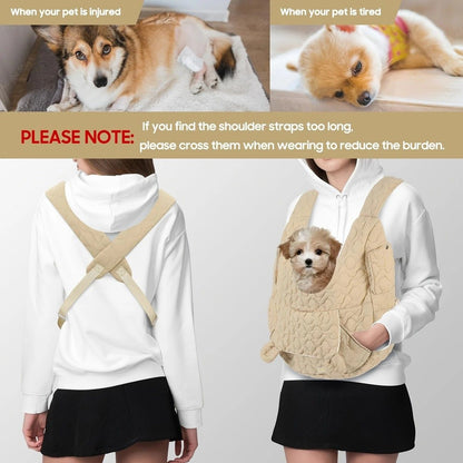 Pet Chest Carrier Front-Facing Backpack Small Dog Cat Breathable