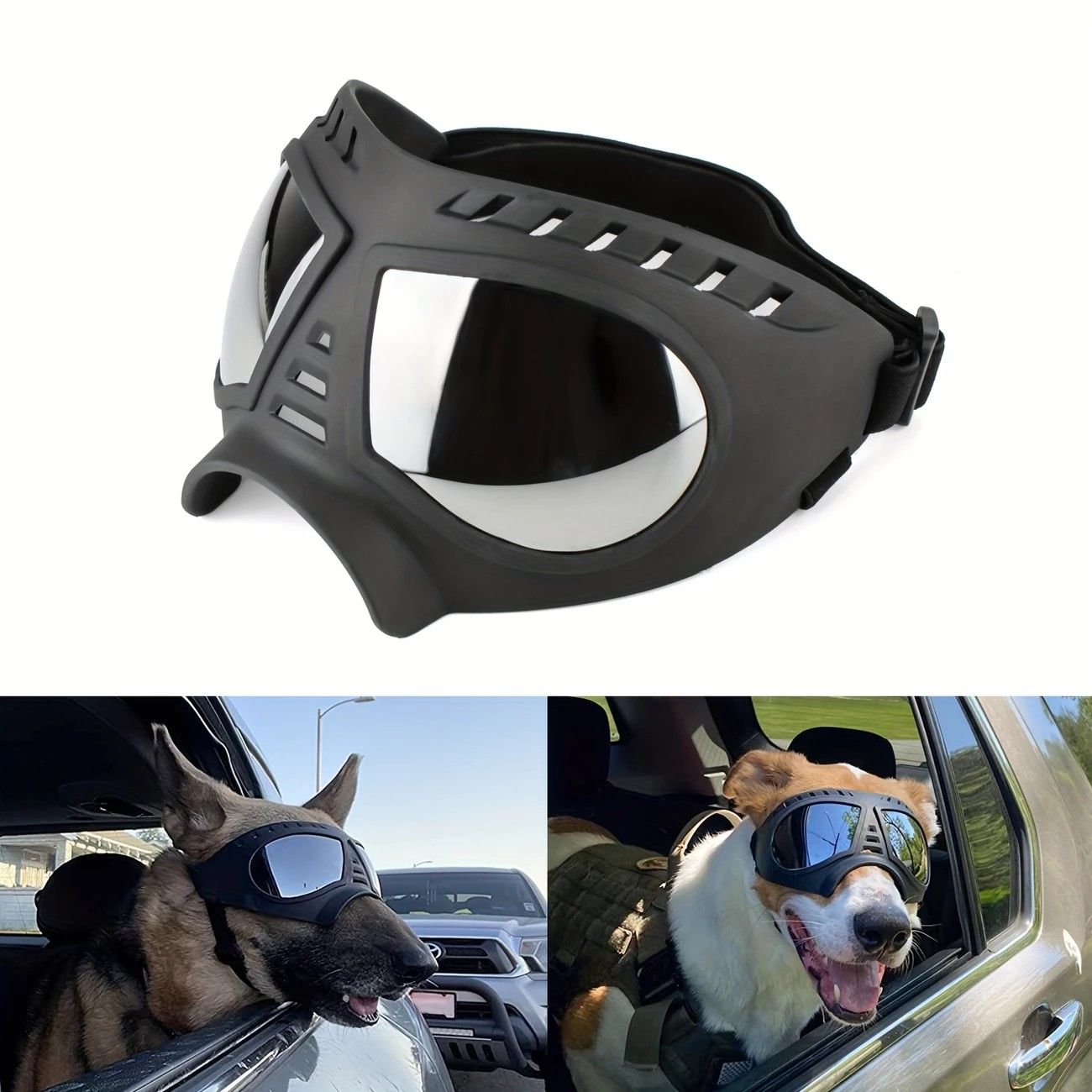 Large Dog Goggles | black