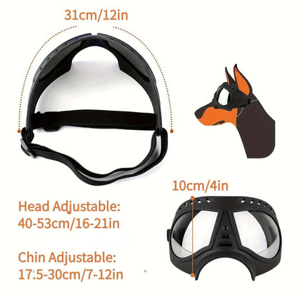 Large Dog Goggles | black