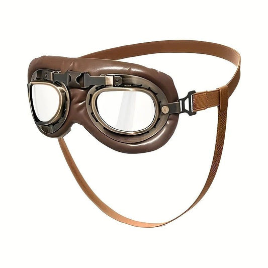 Retro Aviator Dog Goggles | lens (2)