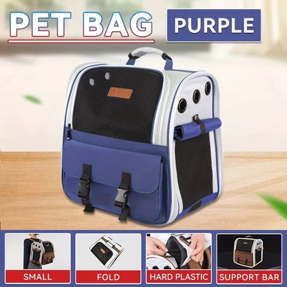 Cat Backpack Carrier | Up to 8kg | Shape-Retaining