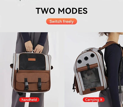 Cat Backpack Carrier | Up to 8kg | Pink