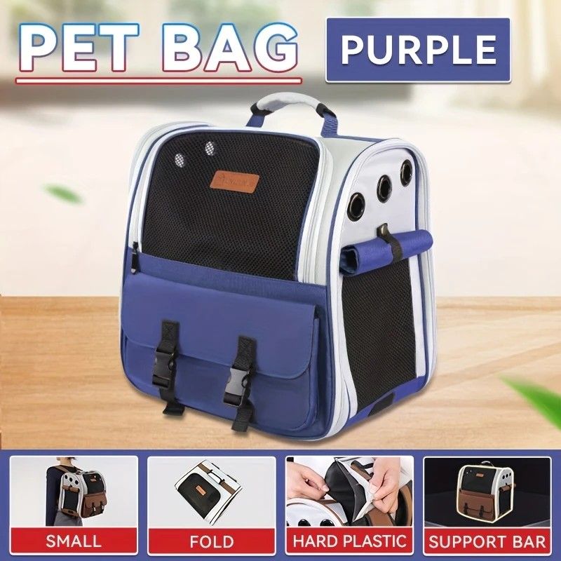 Cat Backpack Carrier | Up to 8kg | Pink