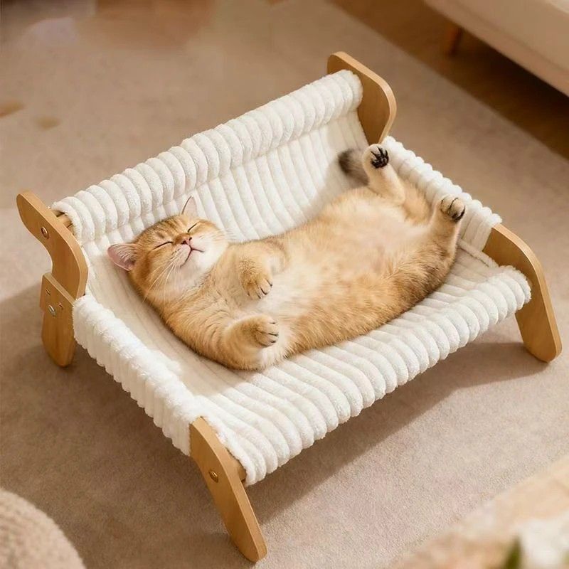Nordic Plush Pet Sofa Bed | Cosy Lounge Chair for Cats & Dogs