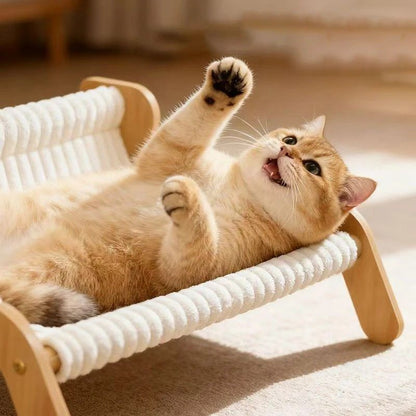 Nordic Plush Pet Sofa Bed | Cosy Lounge Chair for Cats & Dogs