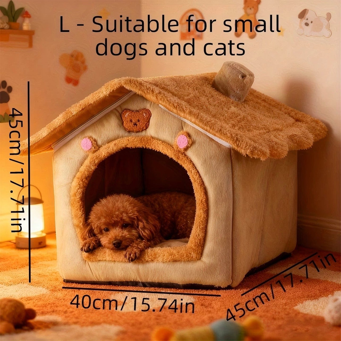 Detachable Washable Cat Cave Nest | L