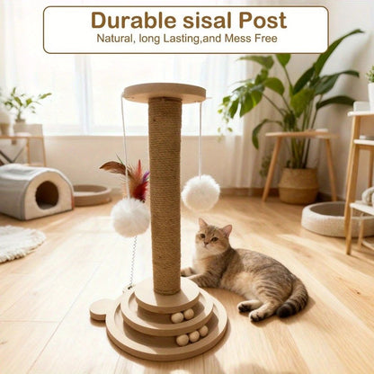 Interactive Cat Scratching Post
