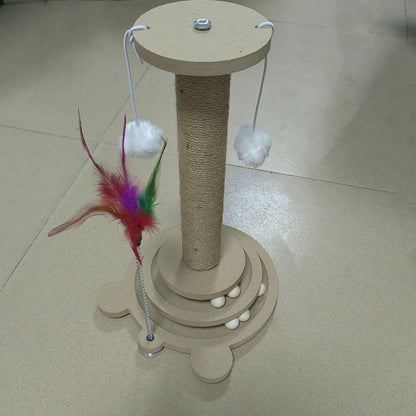 Interactive Cat Scratching Post