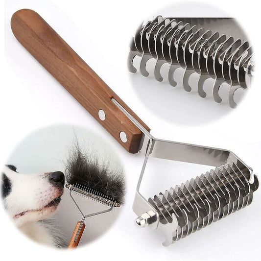 Coat King Pet Grooming Deshedding Brush & Comb Rake | Dogs & Cats