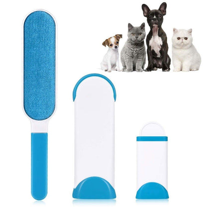 2-Pack Self-Cleaning Pet Fur Remover Brush | Reusable | Dog & Cat