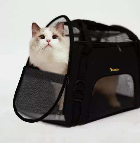 Pet Carrier Transport Bag | Safe and Comfortable | Black